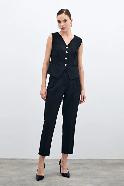 Sateen Ψηλόμεσο βελάκι - Μαύρο