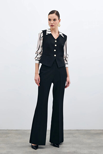 Sateen Pantaloni spanioli - negri