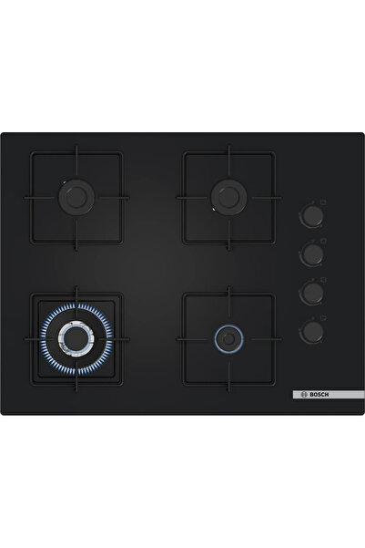 Bosch POH7C6P30O Gazlı Ankastre Ocak Siyah 67 Cm