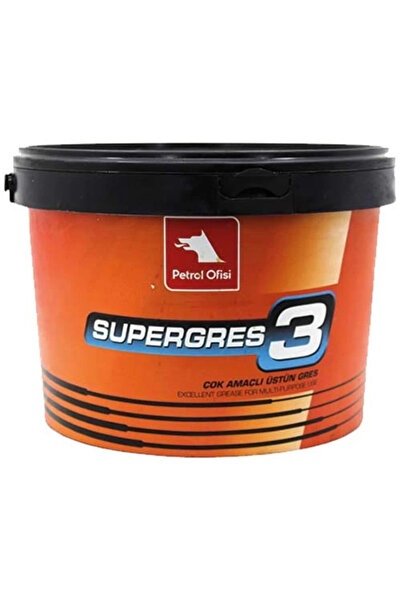 Petrol Ofisi Super Gres 3 Sarı Rulman Gresi 4 Kg