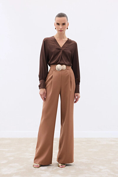 Sateen Штани з аксесуарами - Camel