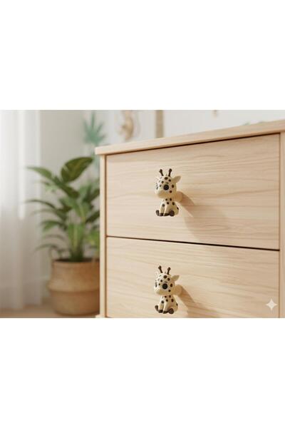 Dot Design Çocuk Odası Kulpları - Zürafa Kulp