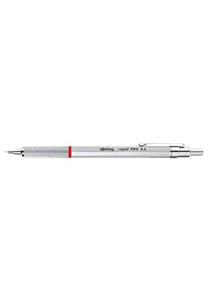 Rotring Rapid Pro 0.5 Mm Gümüş Versatil Mekanik Metal Gövde Kalem