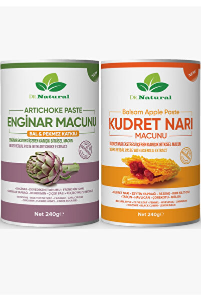 DRNATURAL Enginar Macun 240 Gr. ve Kudret Narı Macunu 240 Gr.