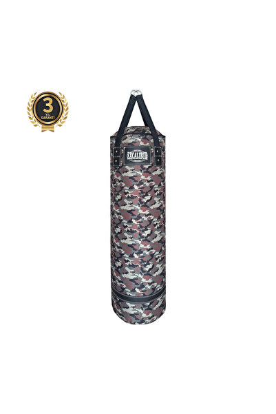 Excalibur Polystar Boks Kum Torbası 100 x 30 cm Kamuflaj