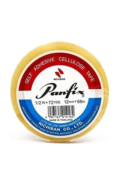 Panfix 12 X 66 Ince Şeffaf Bant 12'lipaket