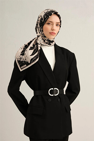 Armine Eșarfă Sura din mătase pură cu model 9353- 04