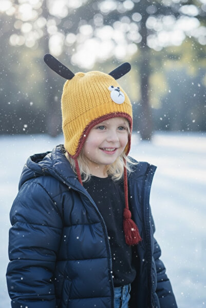 woltybaby Children 4-8 Years Beanie with Headphones