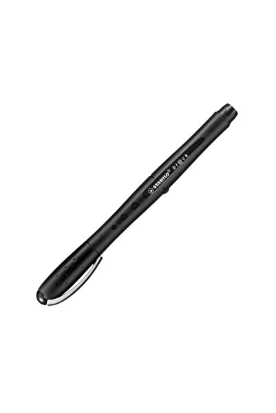 Stabilo Roller Kalem Siyah Bilye Uç Siyah Medium 1018/46 - 10'lu Paket