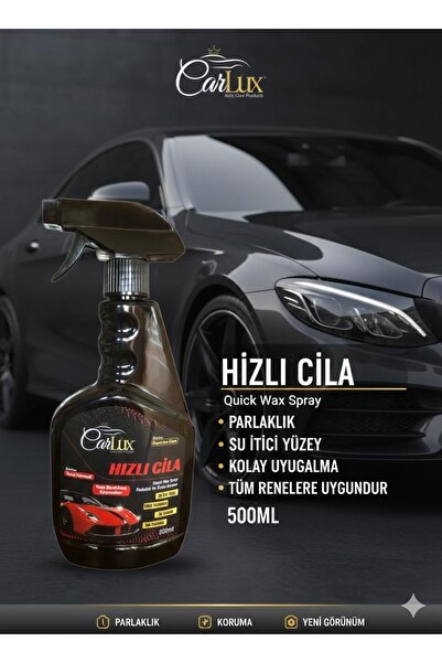 carlux auto care products CarLux Hızlı Cila 500 ml – Parlaklık, Su Kaydırıcı ...