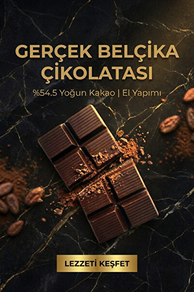 Bauta Çikolata BAUTA El Yapımı Belçika Bitter Çikolata (200gr)