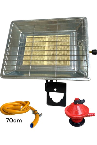 NURGAZ Tüplü Isıtıcı Soba Iç Mekan Dış Mekan Isıtıcı Soba, Uyumlu Başlık Hort...