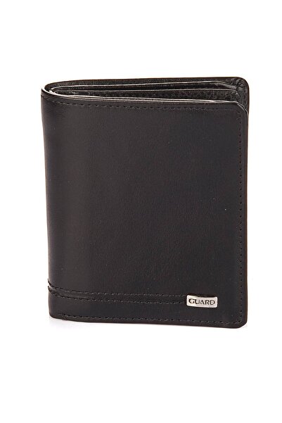 GUARD Genuine Leather Black Men's Wallet 703.G.01