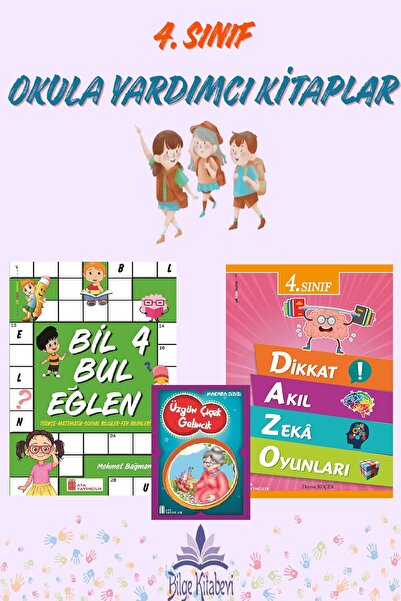 Ata Yayıncılık Ata 4.sınıf Bil Bul Eğlen + Dikkat Akıl Zeka Oyunları
