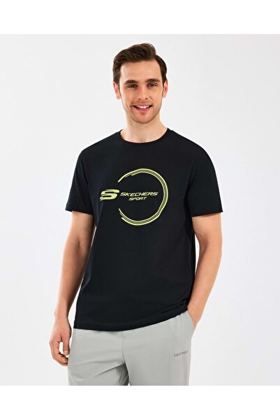 SKECHERS M Ανδρικό μπλουζάκι με γραφικό σχέδιο S2510161 ΜΑΥΡΟ