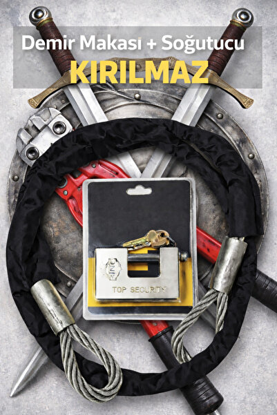 lawrenceshop 1.5 Metre 10 Mm Kalınlık Demir Makası Ile Kesilmez Çelik Halat M...