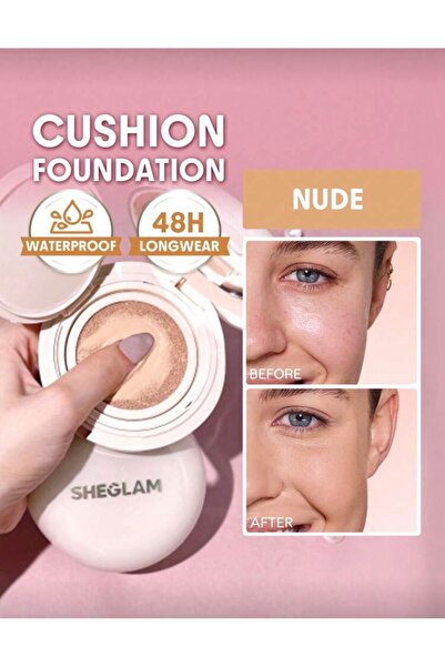 SHEGLAM Lock & Go Uzun Süre Kalıcı Krem Fondöten – NUDE