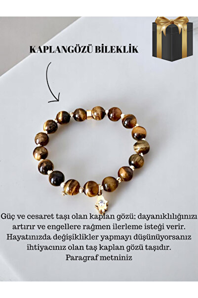 byhulyacolection سوار نسائي من حجر عين النمر الطبيعي، هدية نسائية، سوار من حج...