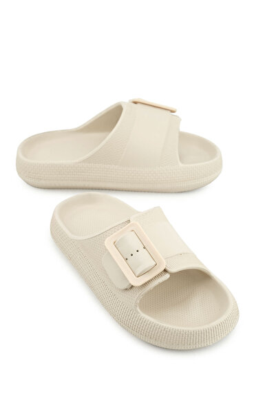 GEZER Damskie letnie klapki z regulowaną klamrą Eva Łazienka Ogród Basen Plaża