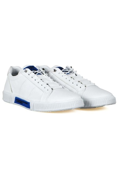 Hammer Jack 102 20250-M Basel M Erkek Casual Ayakkabı BEYAZ-MAVİ