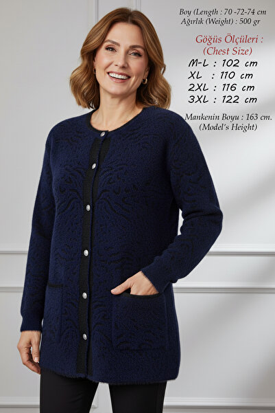 Laden Knitwear Angora Large Size Women's Winter Thick Plus Size Soft Mother N...