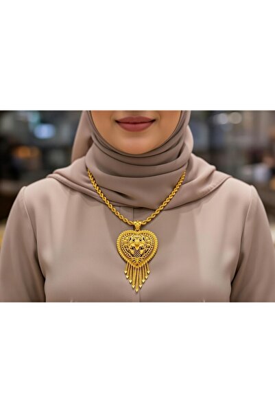 Jadem Gold Jade'm Gold Altın Kaplamalı Şık Kolye