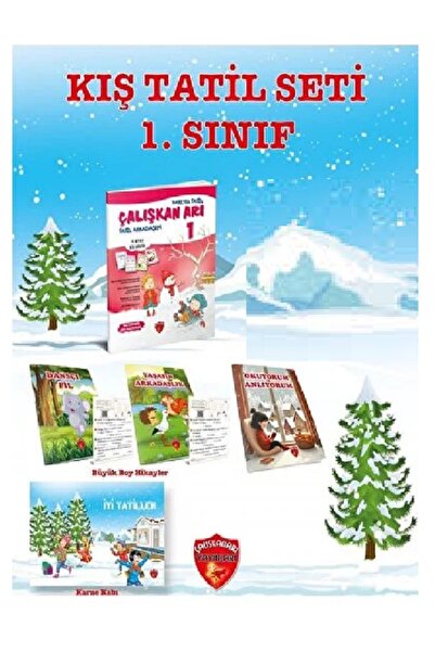 Çalışkan Arı Yayınları Çalışkan Arı 1. Sınıf Kış Tatil Seti -