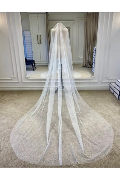 VENÜS MODA by Pınar Voal cu sclipici, lungime 3m, lățime 2m, volum mare, tăia...