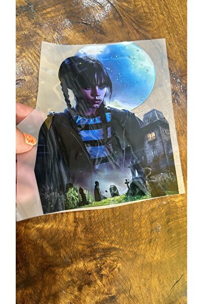 Gönülden Tasarım Dizajn za glačanje Wendesday Transfer Print Arma 20x20 cm