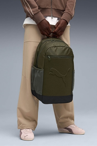 Puma Buzz uniszex hátizsák 091153-09 sötét olívazöld