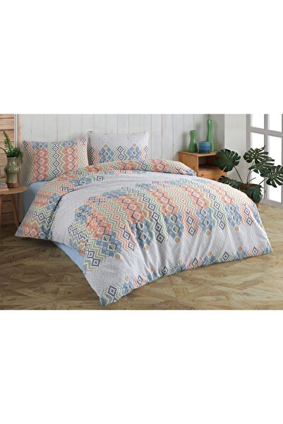 kristal home Set cuvertură de pilota dublă de cristal albastru