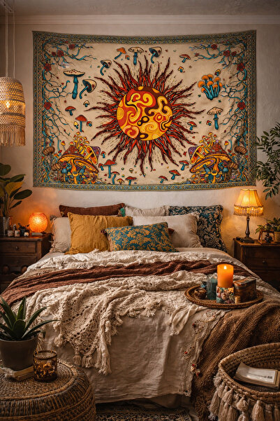 Vendini Quality Wall Cloth in Vibrant Colors - Wall Tapestry