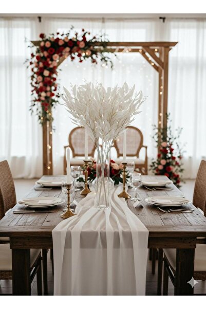 yapay çiçek evi yapay beyaz zeytin dalı 50 cm 5 dallı aranjman dekor özel gün...