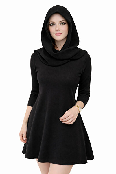 Loov Eșarfă cu glugă din fire de mohair pentru femei - balaclava - eșarfă tri...