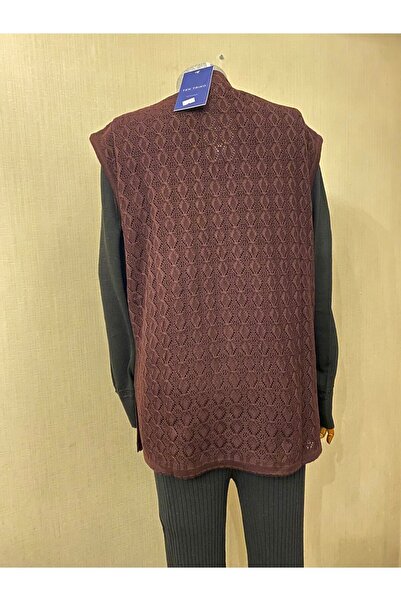 TEK Seasonal Mercerized Diamond Patterned Mother's Vest / Lilac