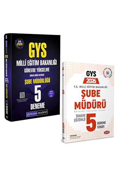 Pegem Akademi Yayıncılık 2026 Data Yargı GYS MEB Şube Müdürü Görevde Yükselme...
