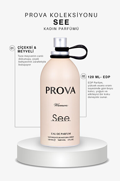 prova See Edp Çiçeksi Meyveli Kadın Parfüm 120 ml