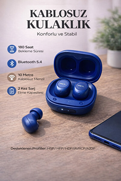 ROSE TEKNOLOJİ 180 SAAT BEKLEME SÜRELİ BT 5.3 ŞARJ KUTULU MİNİ SPOR KABLOSUZ ...