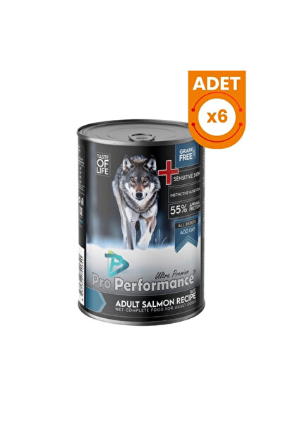 Pro Performance Pro Ultra Premium Somonlu Yetişkin Konserve Köpek Maması 6 Ad...