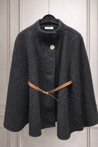 ensade Κοντή ζώνη με καστανόχρωμο πόρπη, καφέ ζώνη