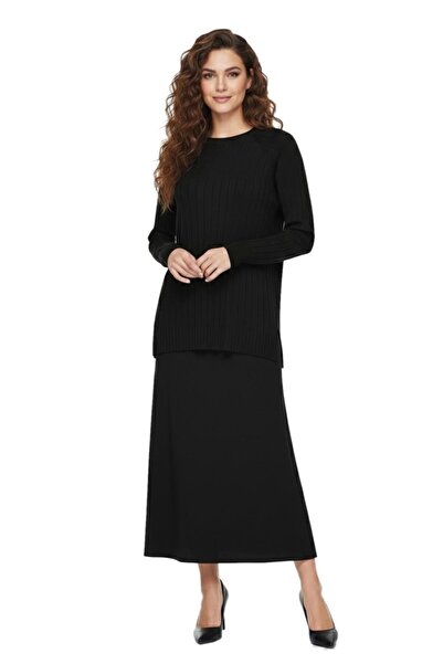 Nefise Жіночий комплект з мерсеризованого казею та спідниці 140286 BGL-ST04077