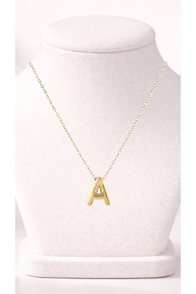 İsla Aksesuar A Harf Çelik Kolye