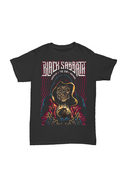 l'eivor Ανδρικό βαμβακερό μπλουζάκι με στάμπα Black Sabbath