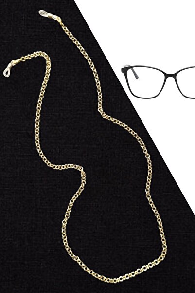 nftart.design حزام نظارات ذهبي أنيق - موديل سلسلة حلقية