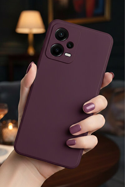 TechTrove Redmi Note 12 Pro 5G Kılıf Içi Kadife Süet Tasarımlı Kamera Korumal...