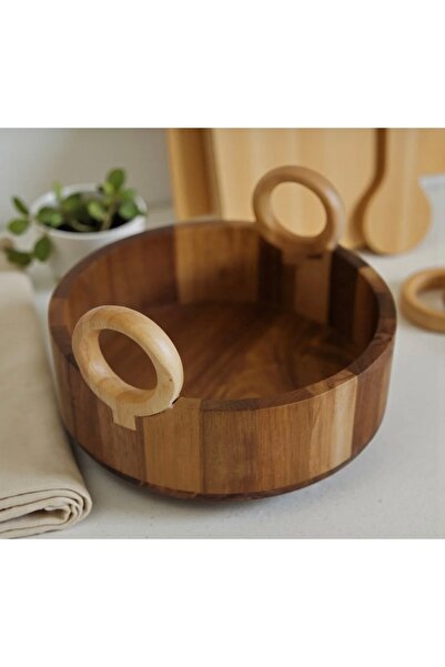 mirene ateiler وعاء أكاسيا بمقبض