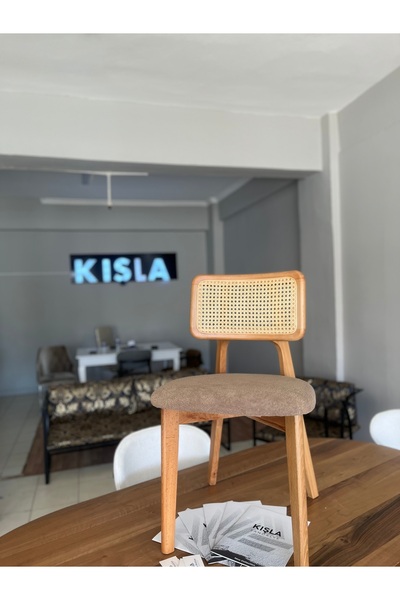 KIŞLA SANDALYE VE MASA Hasırlı zion sandalye