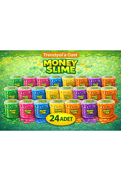 ümit toys Kalp Pofuduk Slime 24 Adet