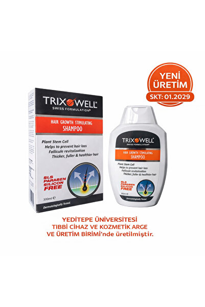 Trixowell Herbal Shampoo Against Hair Loss (Does Not Contain Sls, Paraben and...