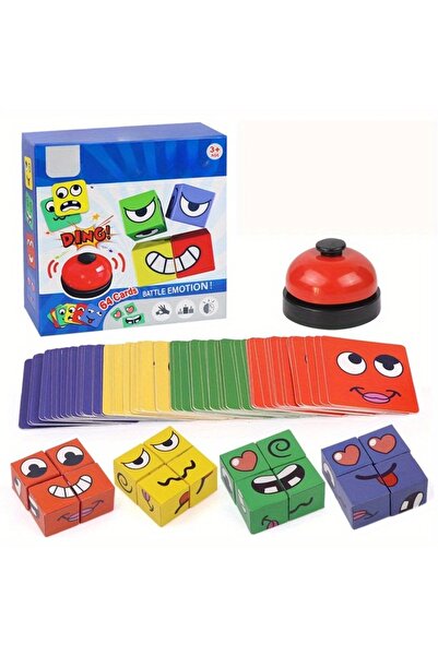 Choice لعبة مكعبات تغيير الوجه من بيل كيدز، أحجية تعبيرات مونتيسوري، ألعاب بن...